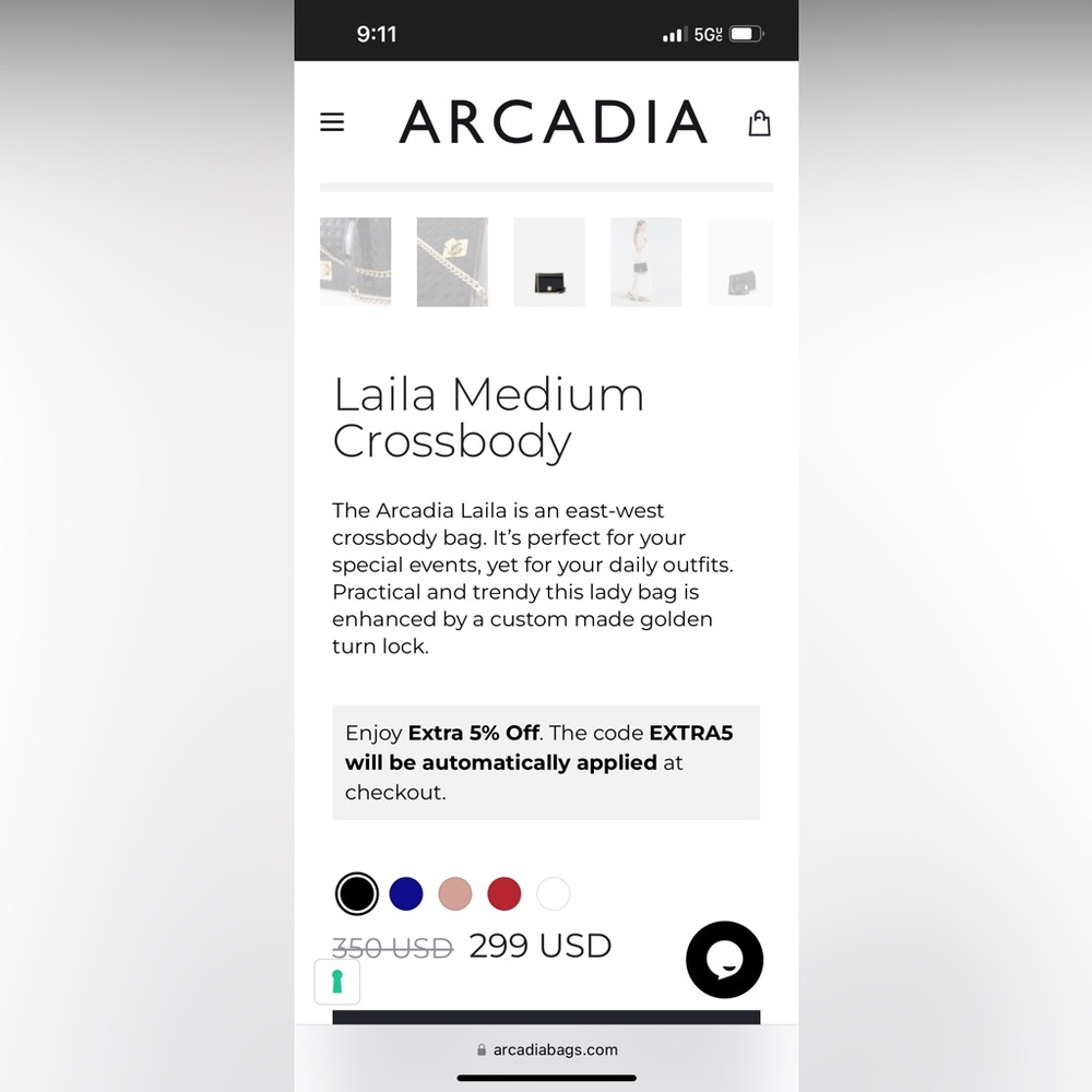 Arcadia Italy Leather Chain Bag - Picture 3 of 13